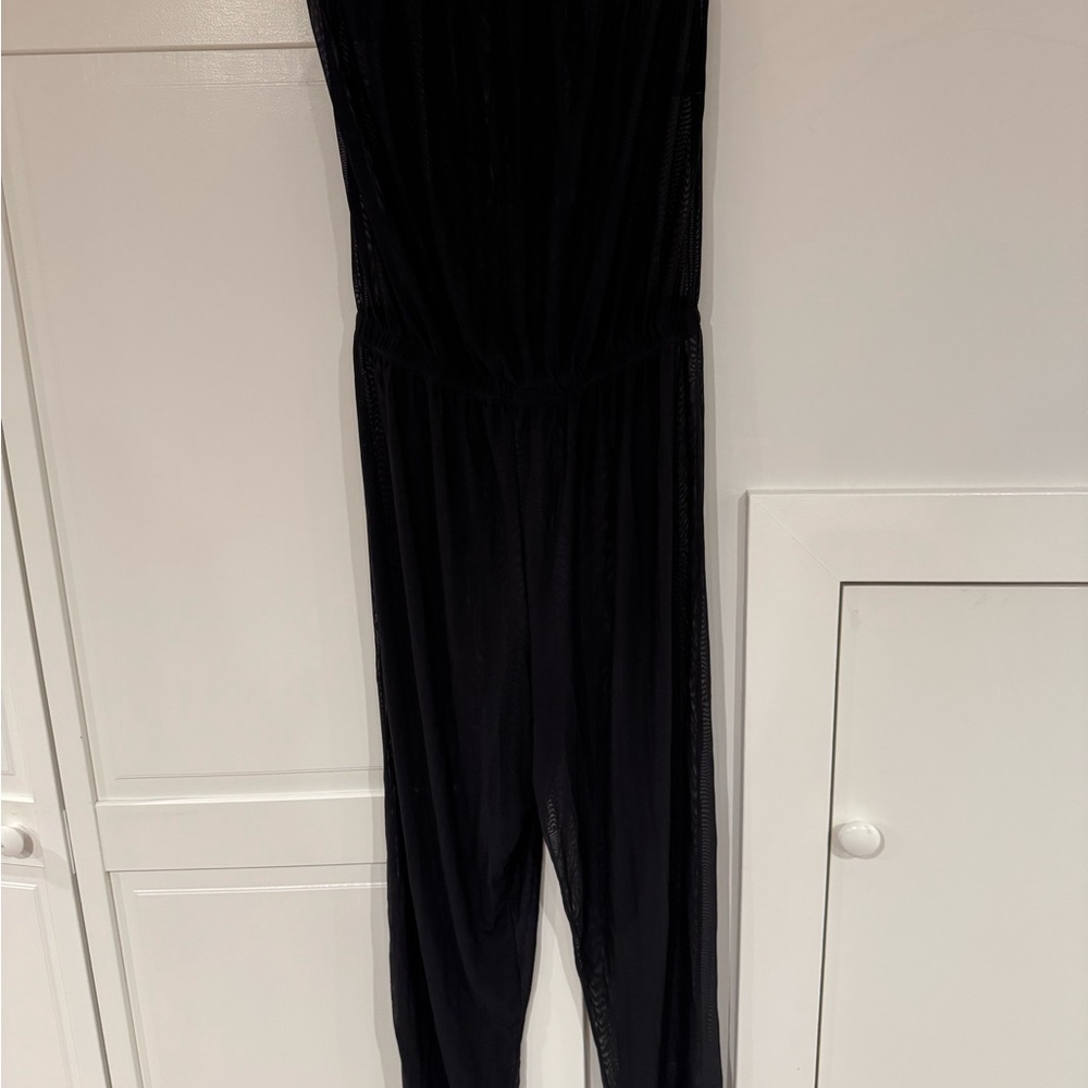 American Apparel Sheer Mesh Jumpsuit Romper – Size L